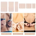 thumbnail image 5 of Square 24 Pieces Bra Extenders for Women, 2 Hook / 3 Hook / 4 Hook Comfortable Elastic Stretchy Bra Extension Strap, Bras Hook Extender, Bras Stretch Extender(Black + White + Nude + Apricot), 5 of 6