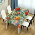 thumbnail image 4 of Yayeee Tablecloths 60" x 90" Rectangle Wrinkle Resistant Party Table Cover, Green Floral Tomatoes, 4 of 8