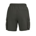 thumbnail image 5 of Athletic Shorts Women New Outdoor Hiking Shorts for Women Elastic Waist Cargo Shorts with Multi Pockets Knee Length Workout Sports Bottoms Dark Gray XXL, 5 of 6