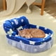 thumbnail image 1 of Cama para Perros y Gatos | Colchoneta Suave con Soporte de Esponja | Acogedora Colchoneta para Mascotas Pequeñas y Medianas | Cojín Extraíble y Lavable para Gatos En Rosa o Azul, 1 of 6