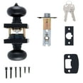 thumbnail image 3 of Brinks Contemporary Keyed Entry Doorknob, Matte Black, 3 of 6