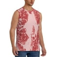 thumbnail image 2 of KLL Red Meat Print Workout Tank Tops Gym Sleeveless Fitness Muscle Tee-X-Large, 2 of 7