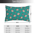 thumbnail image 2 of Kdxio Cotton Pillow Cases 16"x24" Pillowcases,Soft and Breathable Bedroom Pillow Cases-Starfish and Shell, 2 of 8