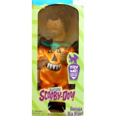 gemmy 15" groovin' scooby doo halloween pumpkin plush figure