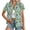 A02, variant on Hawaiian Shirts for Women New Short Sleeve Lapel Casual Printed Button Up Top T-shirt Fashion Plus Size