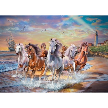 DIY Diamond Painting HORSES Home Decor 30cm X 40cm 11.81 X 15.75 