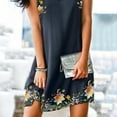 thumbnail image 4 of KDFJPTH Beach Dresses For Women Splice Neck Boho Halter Sleeveless Beach Print With Shorts Underneath Mid Womens Dress, 4 of 7