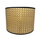 thumbnail image 5 of Pantalla de tambor Boho Pantalla de lámpara Lámpara de araña Lámparas de mesa clásicas Luz de sombra café 25cmx18cm, 5 of 8