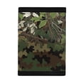 thumbnail image 3 of POLERO Trifold Card Wallet Bass Camo Leaf Print Foldable Children's Wallet for Sports, Elastic Polyester Velcro Kids Trifold Wallet, 3 of 7