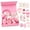 Pink, variant on Shelbybox Hair Accessories for Girls Gift Set, 25 Pieces Purple Hair Clips, Barrettes, Ponytail Ties, Bows, Mirror & Unicorn Comb, Toddler Hair Set