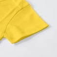 thumbnail image 6 of Povozer Kids Girls T Shirts Casual Raglan Girls Short Sleeve Heart Pocket Kids Shirts for Girls Tshirt Graphic Tee Shirt Litter Girls Tops for 10-11 Years,Yellow, 6 of 9