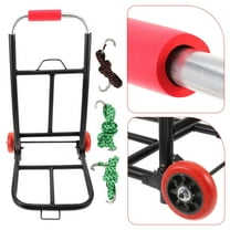 FOMIYES Foldable Shopping Cart Multifunctional Luggage Trolley 1 Set