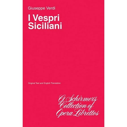 I Vespri Siciliani: Libretto (Paperback)
