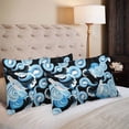 thumbnail image 2 of MKHERT Beautiful Sea With Narwhals Pillowcase Pillow Protector Cushion Cover 20x30 inch,Set of 2, 2 of 2