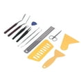 thumbnail image 3 of Vinyl Weeding Tool Kit, Wear Resistant Wide Applicability Ergonomic Handle Stainless Steel 13pcs Craft Weeding Tools With Tweezers For Paper Craft, 3 of 8