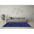 thumbnail image 3 of Ahgly Company Machine Washable Indoor Rectangle Abstract Blue Modern Area Rugs, 2' x 3', 3 of 4