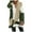 Green, variant on Essentials Women's Sweater Color Block Long Sleeve V Neck Cardigan Loose Fit Front Open Warm Sweaters
