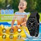 thumbnail image 2 of Kids Analog Watches For Girls Boys Kids Watches With Soft Band Learning Time 50m Waterproof Children Watch Easy To Read For Ages 3 Gift For Kids, 2 of 5
