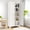 White, variant on 71" Metal Storage Cabinet with Lock, Adjustable Shelves & 2 Doors, Tall Steel Cabinet for Kitchen, Bedroom, Office, White