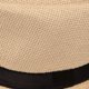 thumbnail image 3 of Sombrero de paja monofilamento Color sólido Sombrero de paja de papel para padres e hijos Sombrilla Sombrero protector solar de verano y otoño Sombrero de paja de playa al aire libre Inglaterra, 3 of 6