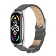 thumbnail image 1 of Correa De Cuero Con Acero Inoxidable Unisex Para Smart Watch Xiaomi Compatible Con Mi Band 6 / 5 / 4 / 6, 1 of 4