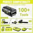 thumbnail image 4 of 40V 6.0Ah Lithium Battery for Ryobi 40 Volt OP4026 OP40602 OP4050A OP4040 OP40401 OP4050 Power Tools, 4 of 6