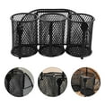 thumbnail image 4 of Worgeous Countertop Utensil Holder Kitchen Utensils Holders Iron Black 1Pcs 8.9X4.7X3.9in, 4 of 8