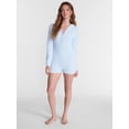 thumbnail image 2 of No Boundaries Waffle Knit Romper, Women’s XS-2X, 2 of 5