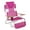 Pink, variant on Ostrich The Original 3N1 Lightweight Outdoor Beach Lounge Chair w/ Footrest, Blue