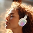 thumbnail image 6 of YZEGDCH Headphones & Speakers Bluetooth Headphones Over Ear Active Noise Canceling On-Ear Headphones with Microphones Birthday Gifts for WomenBack to School Season Gifts, 6 of 8