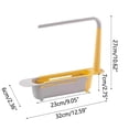 thumbnail image 3 of Dvkptbk A Shelf Sink Telescopic Shelf Kitchen Supplies Multifunctional Pull-Out Storage Rack Can Hang Sink Dishwashing Cloth Rack Home & Garden, 3 of 3