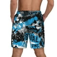 thumbnail image 4 of Goofa Football Time Printed Men's Swim Trunks Board Shorts Quick Dry Mens Swimming Trunks with Compression Liner,Breathable Fit Hawaii Beach Shorts-Medium, 4 of 9