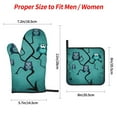 thumbnail image 3 of ZICANCN Oven Mitts and Pot Holders Sets,Owl Tree Baking Sets Kitchen Heat Resistant 4 Pieces, 3 of 8