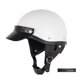 thumbnail image 3 of Casco de motocicleta Casco retro Casco de motocicleta con triple hebilla Parasol Protector solar Casco pequeño Medio casco Sombrero con borde, 3 of 3