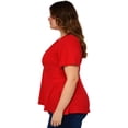 thumbnail image 2 of Blusa corte A Roman Fashion Tallas Extras 1710 Rojo 40, 2 of 6