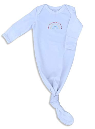Knotted Infant Sleeper for Baby Girl and Boy Lucky Love Baby Gown Newborn