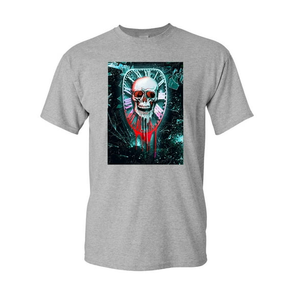 Death Of Time Skull Tanya Ramsey Artworks Art DT Adult T-Shirt Tee
