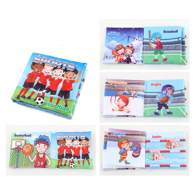 as show Tear-Resistant Crinkle Paper Instrument Insect Animal Cloth Book For Babies - Early Education Soft Book Toy