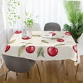 thumbnail image 3 of Yayeee Tablecloths 54" x 72" Rectangle Wrinkle Resistant Party Table Cover, Red Cherry, 3 of 8