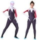 thumbnail image 3 of Disfraz de Spiderman Gwen Stacy para adultos y niños, mono Zentai con máscara, traje de fiesta para niñas y mujeres, 3 of 4