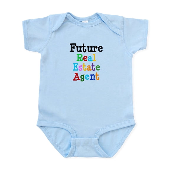 CafePress - Real Estate Agent Infant Bodysuit - Baby Light Bodysuit, Size Newborn - 24 Months
