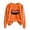 Khaki, variant on Halloween Sweatshirt for Women Timeless Womens Hoodless Sweatshirt Casual Letter Crew Neck for Comfort and Seasonal Style in Fall and Winter Black XL