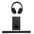 thumbnail image 2 of Combo Barra de Sonido STF Blade Max 2.1 60W con Subwoofer Inalámbrico + Audífonos On Ear Lusso Bluetooth Billboard 52H, 2 of 8