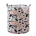 thumbnail image 3 of YAOMOBB Laundry Organizer Large Capacity Folding Laundry Basket Cartoon Pattern Sturdy Handle Cute Print, 3 of 6