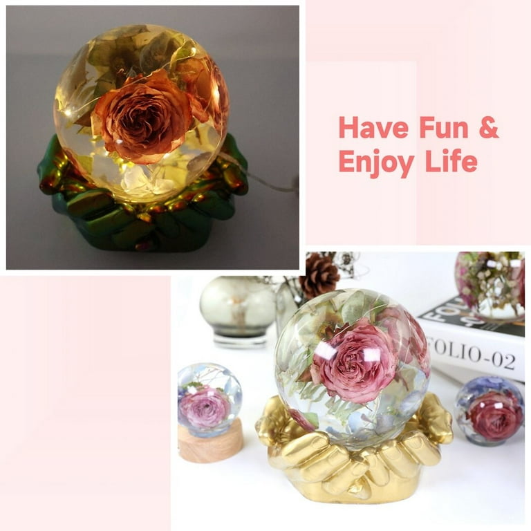  3D Rose Flower Silicone Molds Set, 6 PCS Rose Silicone