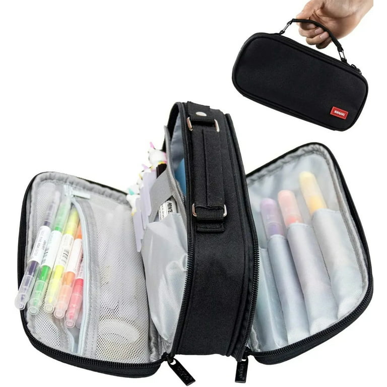 Pen Pencil Case Organizer Storage Pouch Holder Stationery Bag