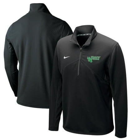 Nike Performance Jacket North Texas Mean Green Nike Training Performance Quarter-Zip Pullover Jacket - Black ()