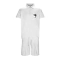 thumbnail image 4 of Short Sets for Men Short Sleeve Quarter Zip Polo Shirt and Bermuda Shorts 2 Piece Matching Set Beach Outfit Set, 4 of 6