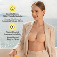 thumbnail image 2 of 2026 2 Pack Push up Sticky Bra, Adhesive Strapless Bra for Women, Invisible Backless Bra with Reusable Nipple Covers for Backless Dresses, B, 2 of 7