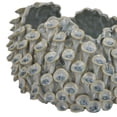 thumbnail image 4 of Nina Decorative Bowl, Light Blue, Textured Coral Gray Ceramic, 11 Inch, 4 of 7